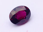 Polished Superb Bright Raspberry Gem Red Rhodolite Garnet Faceted Stone x 1 From Tanga, Tanzania