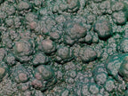 Natural Superb XL Crystalline Botryoidal Malachite Double Sided Floater Specimen with a Metal Display Stand x 1 From Kolwezi, Congo