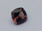 Polished Pair of Bronze Tourmaline Faceted Stones with an Excellent Cushion Cut x 1 From Karibib, Namibia