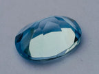 Polished Set of 4 Sky Blue Topaz Faceted Stones x 1 From Switzerland