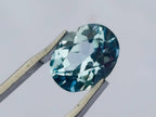 Polished Set of 4 Sky Blue Topaz Faceted Stones x 1 From Switzerland