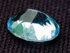 Polished Set of 4 Sky Blue Topaz Faceted Stones x 1 From Switzerland