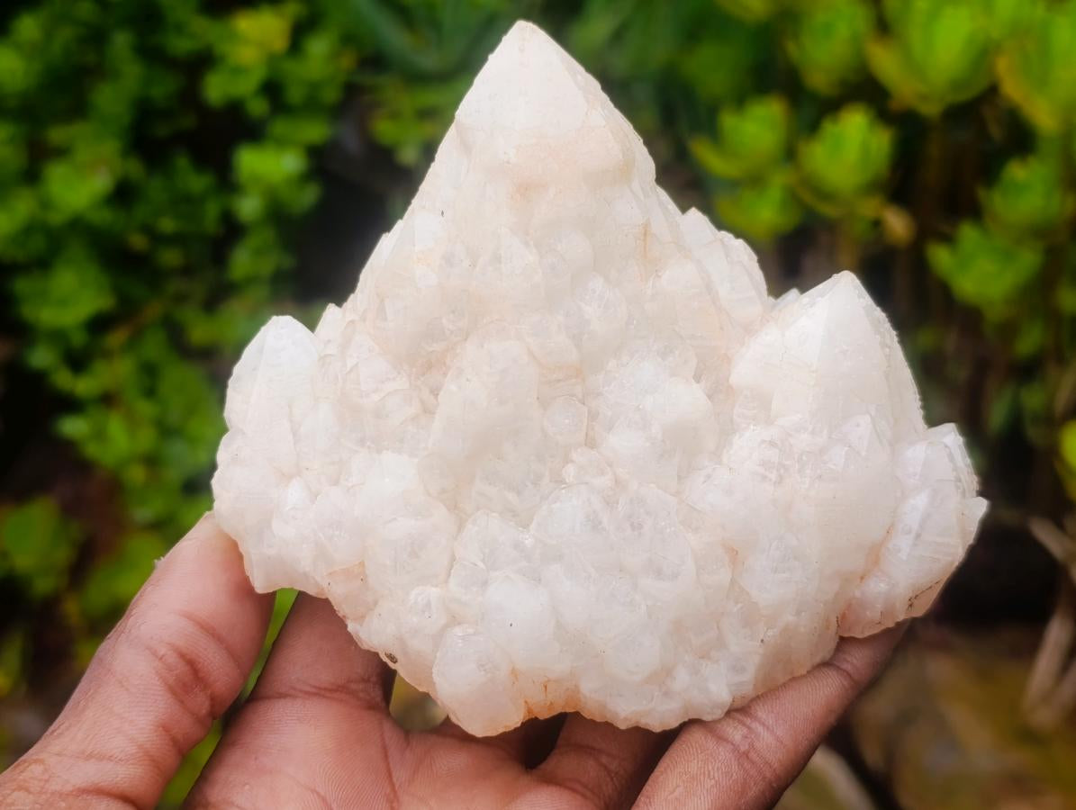 Natural Unique Cascading "Castle" Candle Quartz Crystal Cluster x 1 From Antsirabe, Madagascar