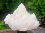 Natural Unique Cascading "Castle" Candle Quartz Crystal Cluster x 1 From Antsirabe, Madagascar