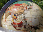Hand Made Vintage Mother Of Pearl World Globe x 1 From China