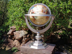 Hand Made Vintage Mother Of Pearl World Globe x 1 From China