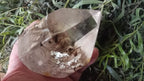 Polished Wispy Smokey Window Quartz Crystal x 1 From Akansobe, Madagascar