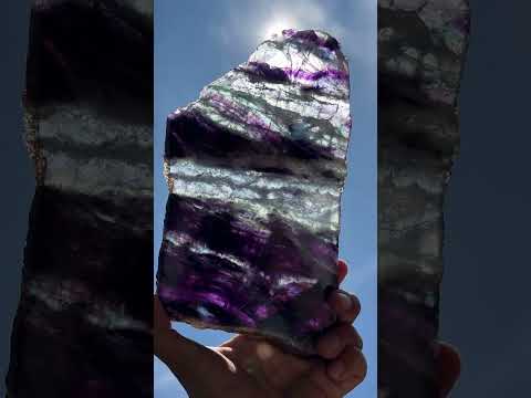 Watermelon Fluorite Slice RO751