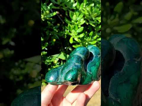 Polished Malachite Stalactite Specimen x 1 From Kolwezi, Congo