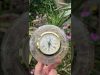 Hand-Made Golden Rutile Quartz Alarm Clock x 1 From Brazil