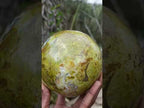 Polished XL Green Opal Sphere x 1 From Betroka, Madagascar