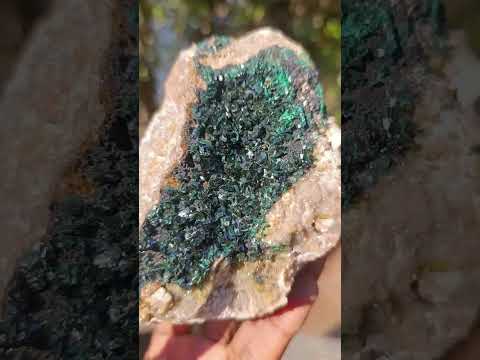 Natural Cabinet Size Crystalline Malachite Specimen x 1 From Tenke Fungurume, Congo