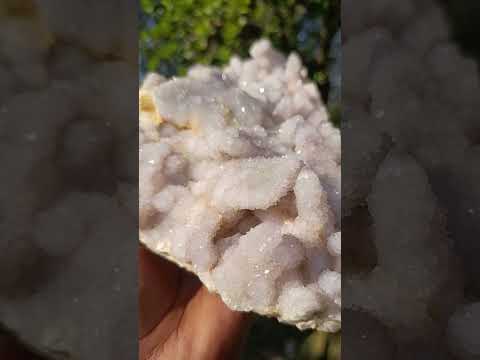 Natural Large White Drusy Spirit Quartz Crystal Plate Specimen x 1 From Boekenhouthoek, South Africa