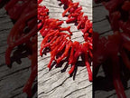 Hand Made Authentic Frangia Natural Red Coral Necklace x 1 From Italy