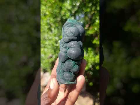 Natural Botryoidal Stalagmite Silky Malachite Specimen x 1 From L'Etoile Mine, Congo