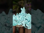 Natural Tabular Chrysocolla Pseudomorph after Azurite after Malachite Specimen x 1 From Lupoto Mine, Congo