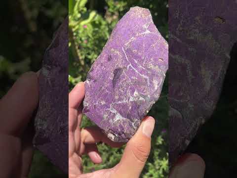 Polished Metallic Sheen Purpurite Specimen x 1 From Erongo, Namibia