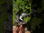 Hand Made Silver Bronze and Copper Lion Sculpture x 1 From South Africa