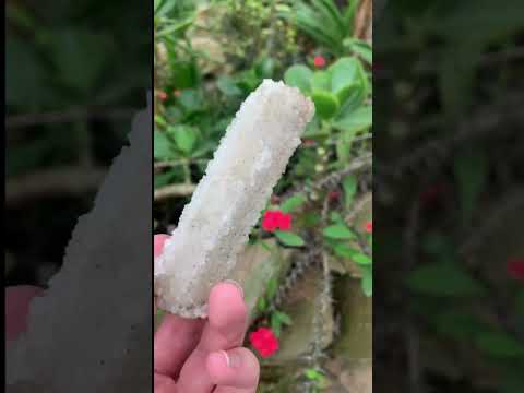 Natural Tabular Druzy Quartz Coated Lamular Calcite Crystal x 1 From Albert's Mountain, Lesotho