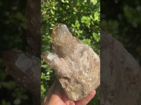 Natural Cascading Smokey Citrine Crystal Cluster x 1 From Luena, Congo
