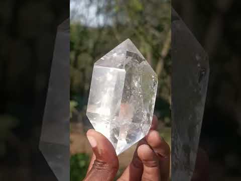 Polished Double Terminated Clear Quartz Crystal x 1 From Madagascar