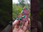 Natural Dioptase Specimen on a Dolomite Matrix x 1 From Mashamba East, Congo