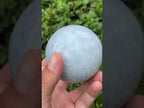 Polished Sky Blue Calcite Sphere x 1 From Ambositra, Madagascar