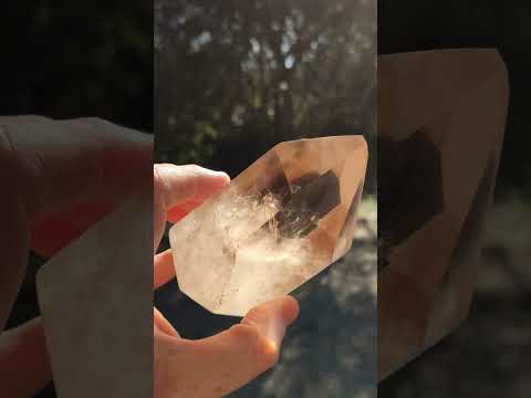 Polished Wispy Smokey Quartz Crystal x 1 From Anzojorobe, Madagascar