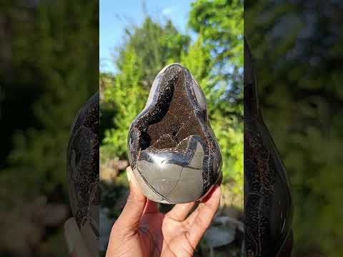 Polished Septerye Sauvage Standing Dragons Egg Display Piece x 1 From Mahajanga, Madagascar