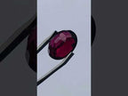 Polished Superb Bright Raspberry Gem Red Rhodolite Garnet Faceted Stone x 1 From Tanga, Tanzania