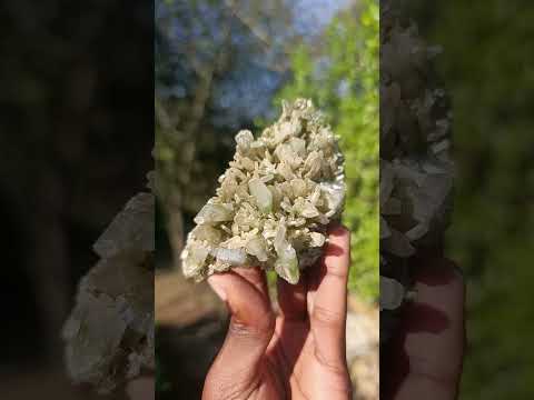Natural Large Bladed Barite Specimen with Malachite  x 1 From Shinkolobwe Mine, Congo