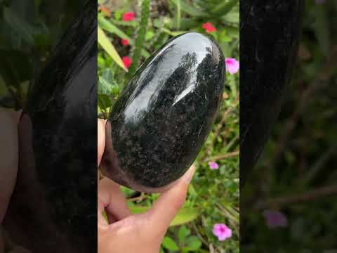 Polished Super Rare Blue Spark Iolite Standing Free Form x 1 From Madagascar