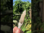 Natural Druzy Quartz Coated Spearhead Calcite Pseudomorph Specimen x 1 From Alberts Mountain, Lesotho