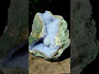 Natural Drusy Crystalline Blue Lace Agate Specimen x 1 From Nsanje, Malawi