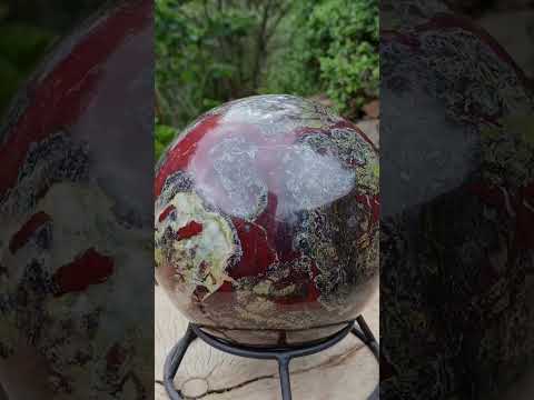 Polished XXL Dragonsblood Stone Sphere x 1 From Tshipise, South Africa