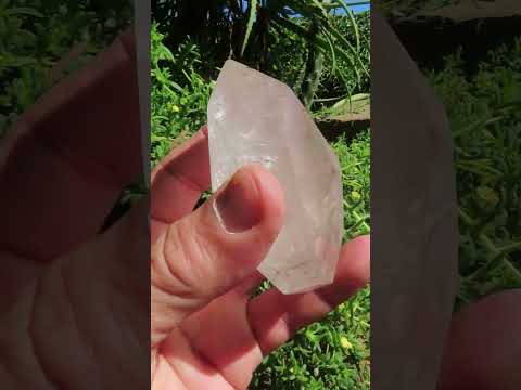 Polished Rare Golden Rutile Quartz Crystal x 1 From Madagascar