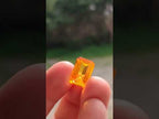 Polished Faceted Fossil Amber Stone x 1 From Poland