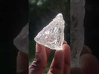 Natural Large Rough Clear Silver Topaz Cutting Material x 1 From Madagascar