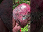 Polished Rare Red Rhodonite Standing Free Form x 1 From Zimbabwe