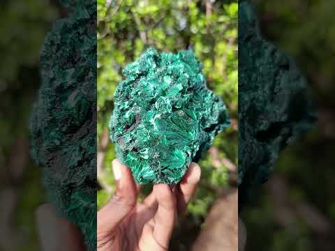 Natural Cabinet Size Silky Malachite Specimen x 1 From Kasompe, Congo