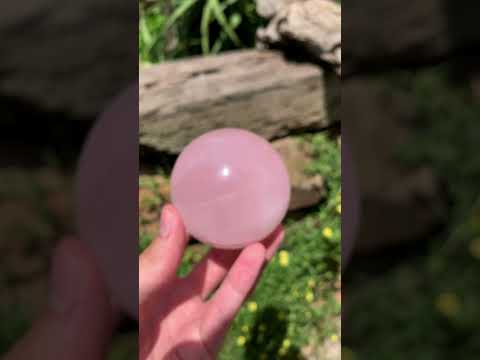 Polished Gemmy Star Rose Quartz Sphere x 1 From Ambatondrazaka, Madagascar