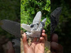Natural Erongo Smokey Quartz with Black Schorl Tourmaline in a Splayed Formation x 1 From Erongo, Namibia