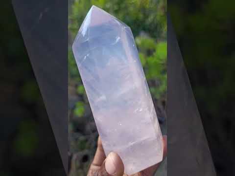 Polished Large Gemmy Pink Rose Quartz Display Crystal x 1 From Ambatondrazaka Madagascar