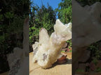 Natural XL Spearhead Calcite And Drusy Quartz Pseudomorph x 1 From Albert's Mountain, Lesotho