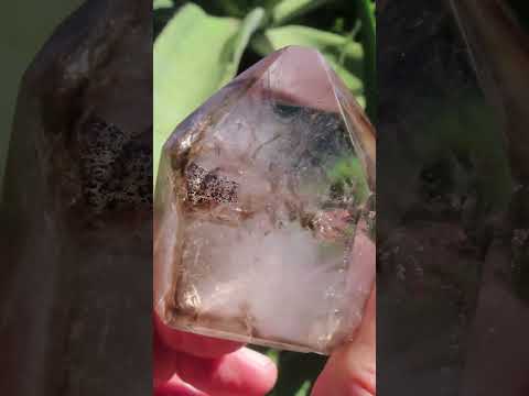 Polished Smokey Window Quartz x 1 From Akansobe, Madagascar