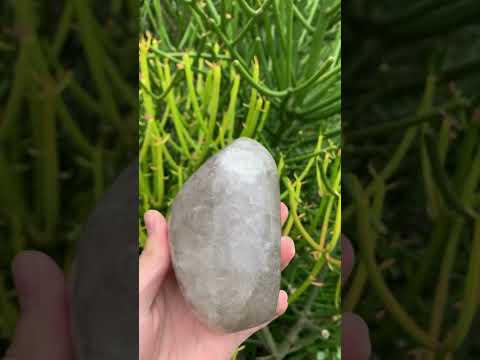 Polished Watermelon Tourmaline in Smokey Quartz Standing Free Form x 1 From Mozambique