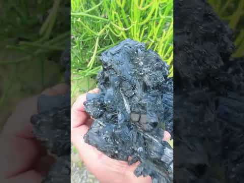 Natural Schorl Black Tourmaline Specimen x 1 From Erongo, Namibia