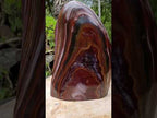 Polished XXL Banded Tiger Iron Stone Display Piece x 1 From Prieska, Northern Cape, South Africa