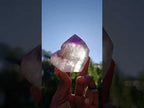 Polished Smokey Amethyst Twin Window Quartz Crystal x 1 From Akansobe Madagascar