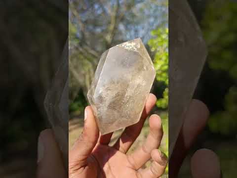 Polished Double Terminated Smokey Quartz Crystal x 1 From Madagascar